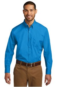 Picture of W100 Port Authority® Long Sleeve Carefree Poplin Shirt