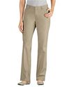 Picture of FP342KH WOMENS CURVY FIT STRAIGHT LEG STRETCH TWILL PANT - KHAKI